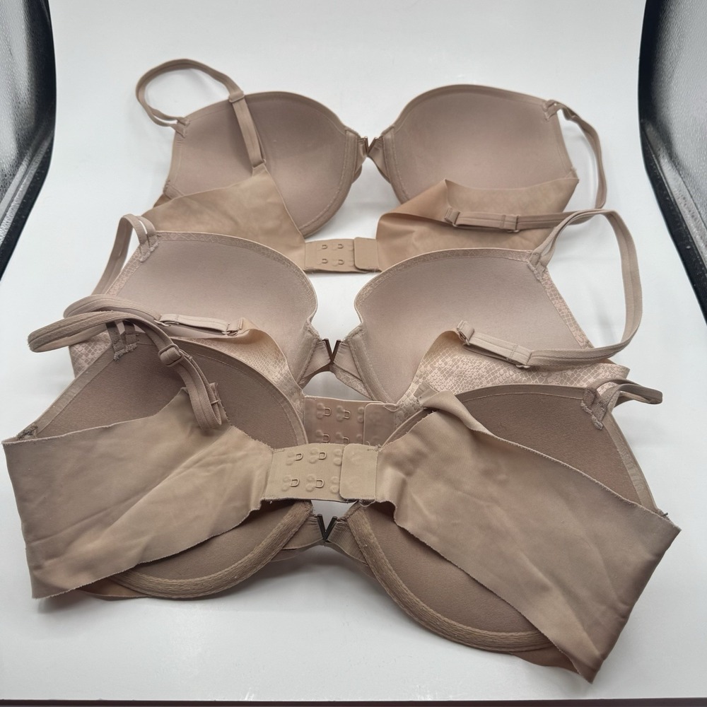 Victoria's Secret Sexy Illusions Push Up BRA 36C Nude Oil Snake & Solid 387004 - Picture 7 of 11